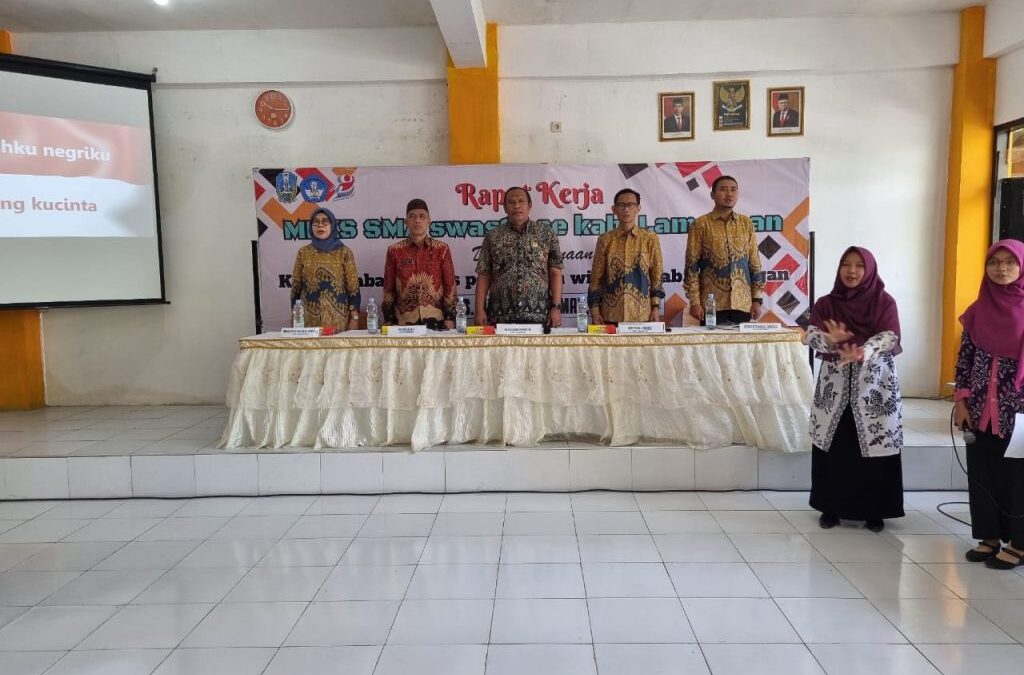 RAPAT KERJA MUSYAWARAH KERJA KEPALA SEKOLAH (MKKS) SMA SWASTA KABUPATEN LAMONGAN.